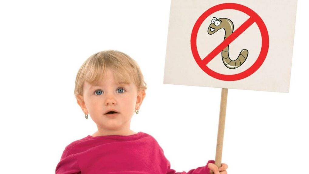 Children are more susceptible to infection with worms. 